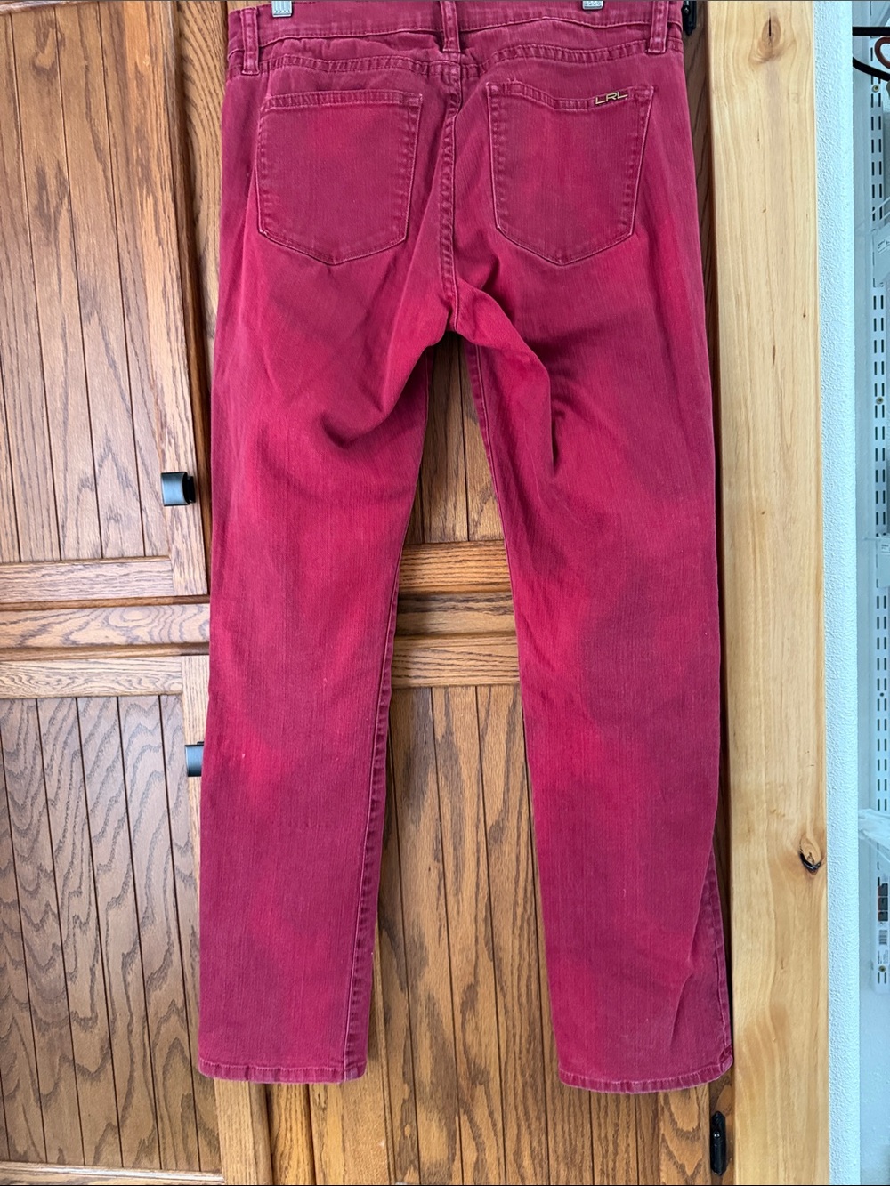 Ralph Lauren Raspberry Red Corduroy Pants - Picture 9 of 9